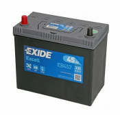 Аккумулятор Exide Excell 12V 45Ah 330A обр. полярность 237х127х227